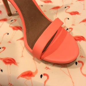 Steve Madden Stecy Orange Strap Heels